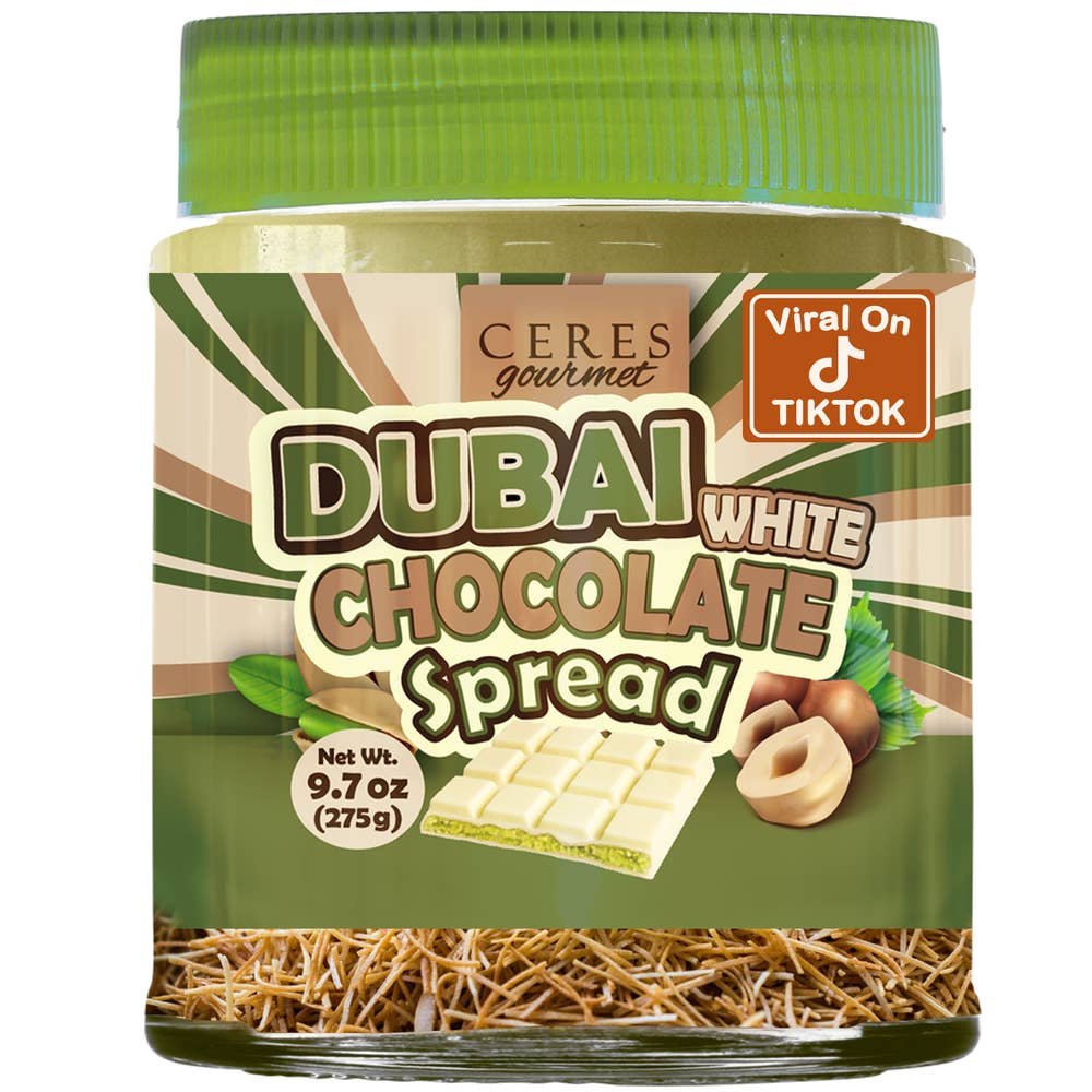 Ceres Gourmet Dubai White Chocolate Spread jar